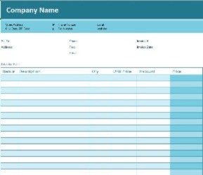 excel invoice template mac